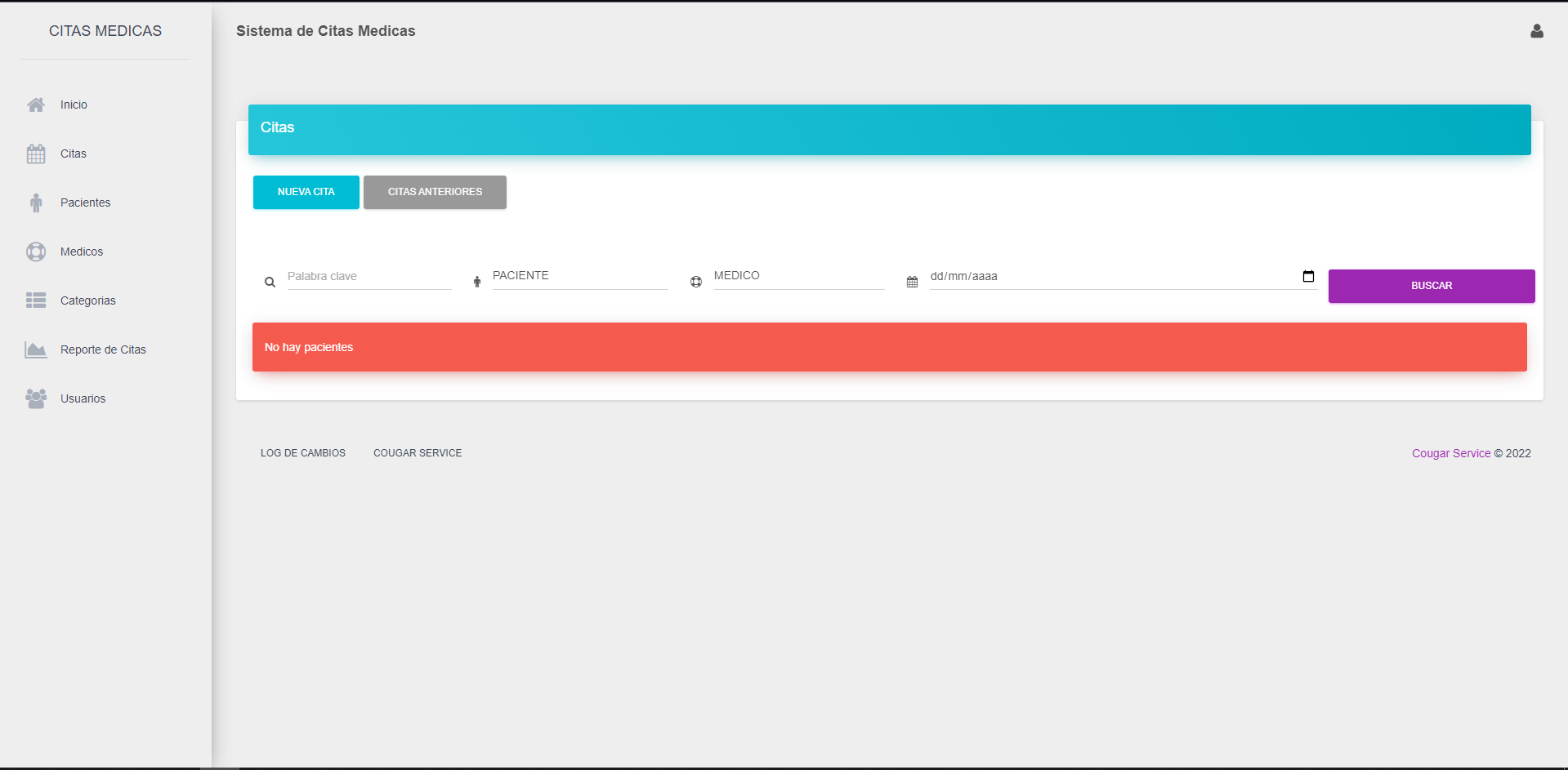 Sistema de Citas Médicas